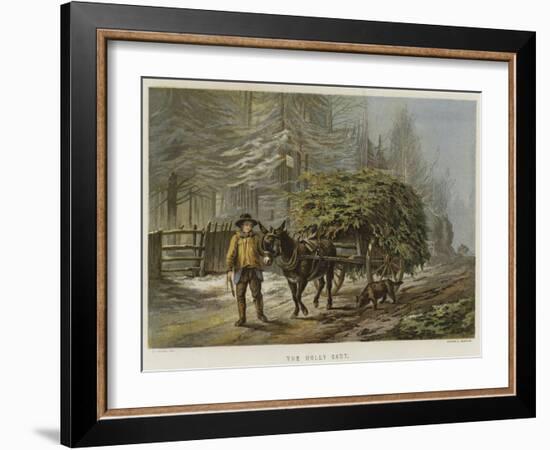 The Holly Cart-Edward Duncan-Framed Giclee Print