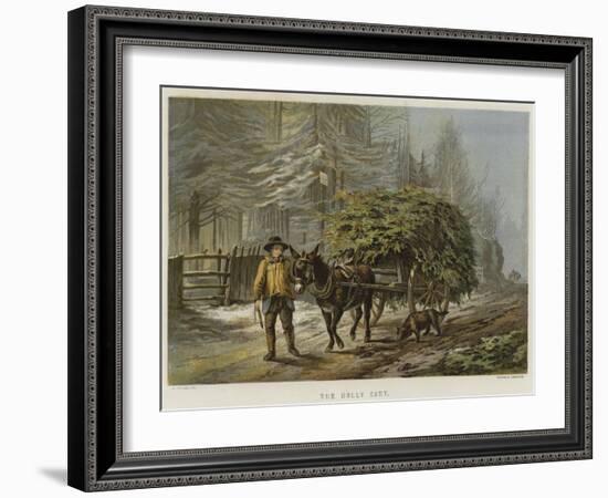 The Holly Cart-Edward Duncan-Framed Giclee Print