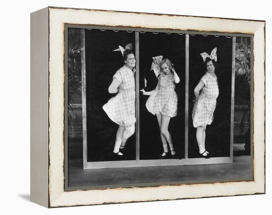 The Hollywood Review of 1929, from Left: Marie Dressler, Bessie Love, Polly Moran, 1929-null-Framed Stretched Canvas