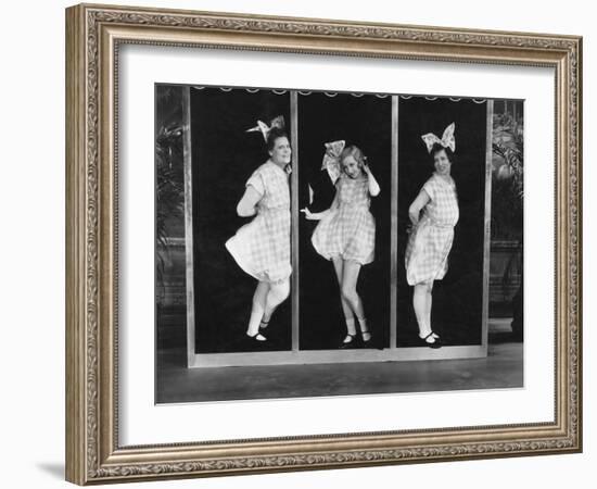 The Hollywood Review of 1929, from Left: Marie Dressler, Bessie Love, Polly Moran, 1929-null-Framed Photo