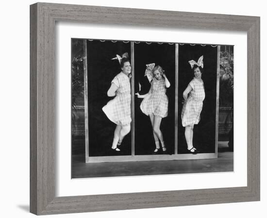 The Hollywood Review of 1929, from Left: Marie Dressler, Bessie Love, Polly Moran, 1929-null-Framed Photo