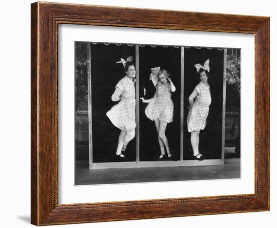 The Hollywood Review of 1929, from Left: Marie Dressler, Bessie Love, Polly Moran, 1929-null-Framed Photo