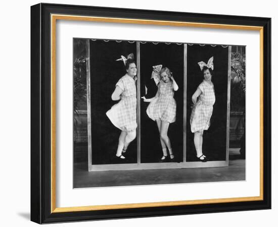 The Hollywood Review of 1929, from Left: Marie Dressler, Bessie Love, Polly Moran, 1929-null-Framed Photo