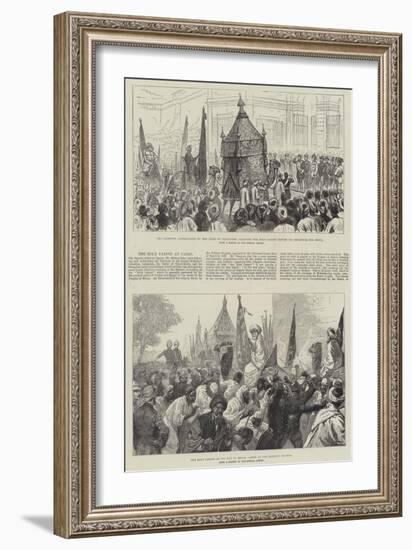The Holy Carpet at Cairo-Frank Dadd-Framed Giclee Print