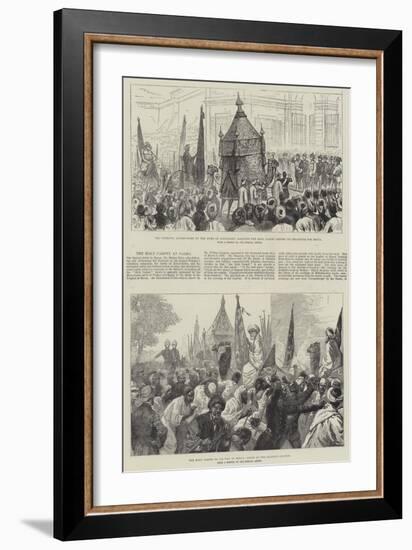 The Holy Carpet at Cairo-Frank Dadd-Framed Giclee Print