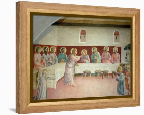The Holy Communion and the Last Supper-Fra Angelico-Framed Premier Image Canvas