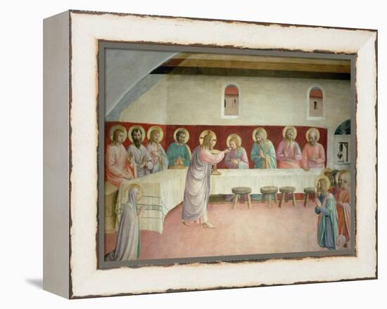 The Holy Communion and the Last Supper-Fra Angelico-Framed Premier Image Canvas