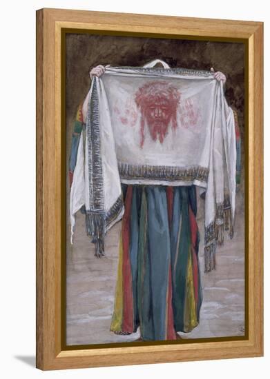 The Holy Face for 'The Life of Christ', C.1884-96 (W/C and Gouache on Paperboard)-James Jacques Joseph Tissot-Framed Premier Image Canvas