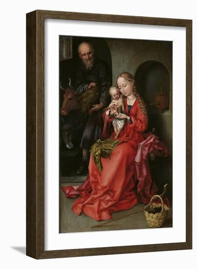 The Holy Family, 1480-1490-Martin Schongauer-Framed Giclee Print