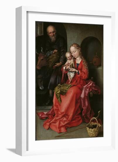 The Holy Family, 1480-1490-Martin Schongauer-Framed Giclee Print