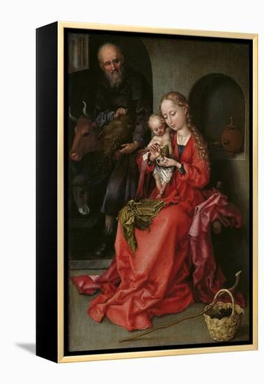 The Holy Family, 1480-1490-Martin Schongauer-Framed Premier Image Canvas