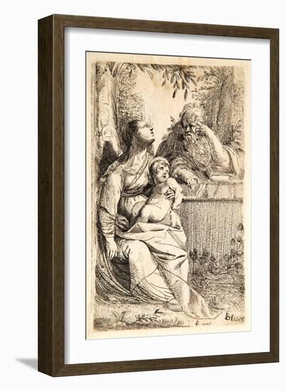 The Holy Family, 1618-Jan Philipsz van Bouckhorst-Framed Giclee Print