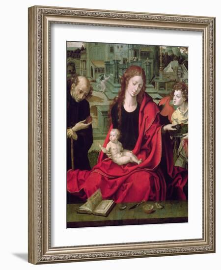 The Holy Family, 16Th Century-Pieter Coecke van Aelst-Framed Giclee Print