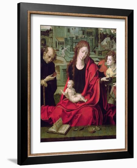 The Holy Family, 16Th Century-Pieter Coecke van Aelst-Framed Giclee Print