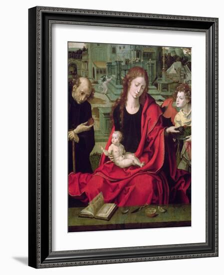 The Holy Family, 16Th Century-Pieter Coecke van Aelst-Framed Giclee Print