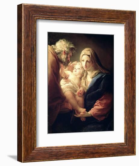 The Holy Family, 1740S-Pompeo Batoni-Framed Giclee Print