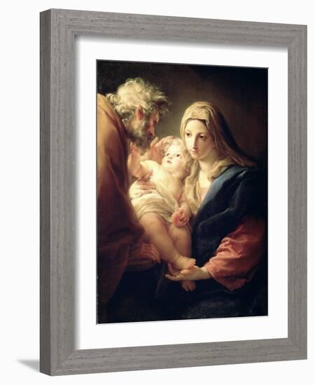 The Holy Family, 1740S-Pompeo Batoni-Framed Giclee Print