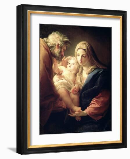 The Holy Family, 1740S-Pompeo Batoni-Framed Giclee Print