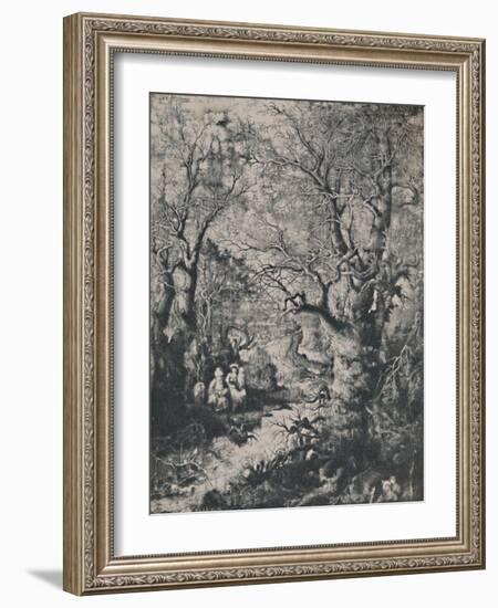 'The Holy Family', 1855, (1946)-Rodolphe Bresdin-Framed Giclee Print