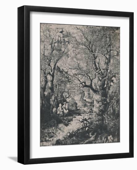 'The Holy Family', 1855, (1946)-Rodolphe Bresdin-Framed Giclee Print