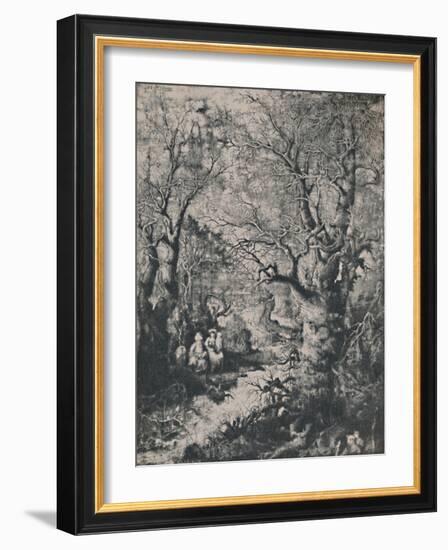 'The Holy Family', 1855, (1946)-Rodolphe Bresdin-Framed Giclee Print