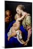 The Holy Family. 18Th Century (Oil on Canvas)-Pompeo Girolamo Batoni-Mounted Giclee Print