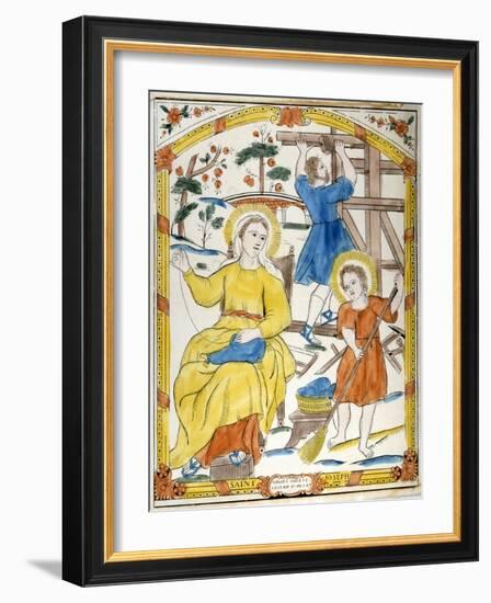 The Holy Family, 19th Century-null-Framed Giclee Print