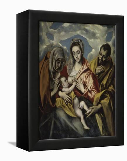 The Holy Family and Saint Anne-El Greco-Framed Premier Image Canvas