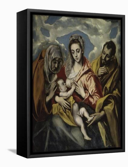 The Holy Family and Saint Anne-El Greco-Framed Premier Image Canvas