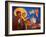 The Holy Family at Nativity, 2007-Laura James-Framed Giclee Print