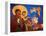 The Holy Family at Nativity, 2007-Laura James-Framed Premier Image Canvas