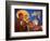 The Holy Family at Nativity, 2007-Laura James-Framed Giclee Print