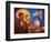 The Holy Family at Nativity, 2007-Laura James-Framed Giclee Print