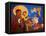 The Holy Family at Nativity, 2007-Laura James-Framed Premier Image Canvas
