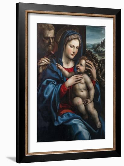 The Holy Family by Giovanni Antonio Bazzi Sodoma-Giovanni Antonio Bazzi Sodoma-Framed Giclee Print