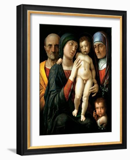 The Holy Family, C. 1495-Andrea Mantegna-Framed Giclee Print