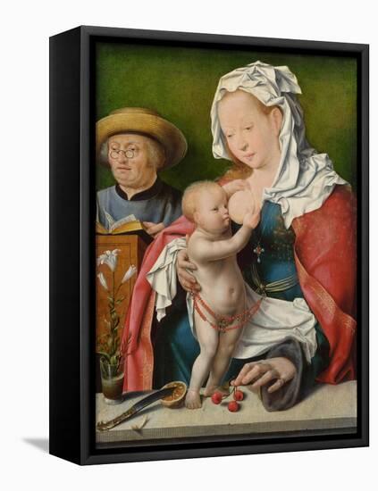 The Holy Family, C. 1520-Joos Van Cleve-Framed Premier Image Canvas