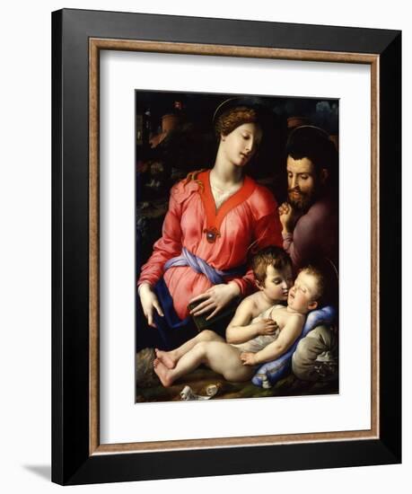 The Holy Family, C.1540-Agnolo Bronzino-Framed Giclee Print