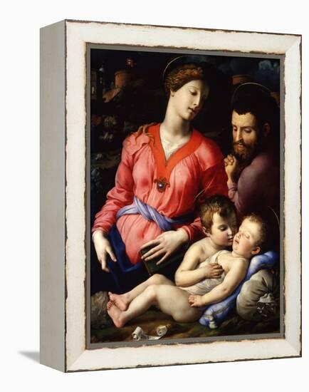 The Holy Family, C.1540-Agnolo Bronzino-Framed Premier Image Canvas