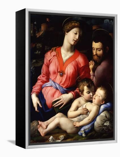 The Holy Family, C.1540-Agnolo Bronzino-Framed Premier Image Canvas