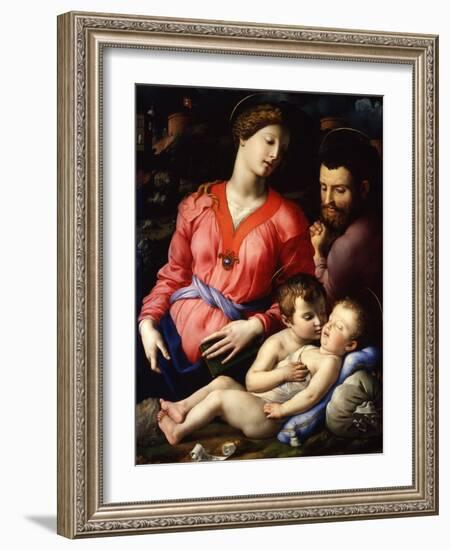 The Holy Family, C.1540-Agnolo Bronzino-Framed Giclee Print