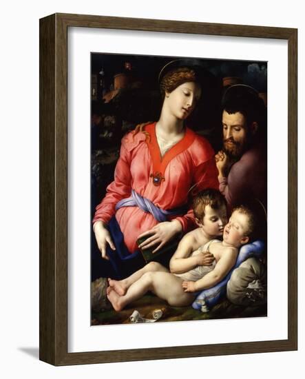 The Holy Family, C.1540-Agnolo Bronzino-Framed Giclee Print