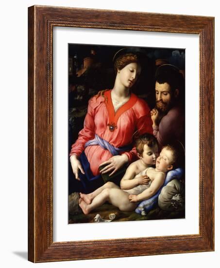 The Holy Family, C.1540-Agnolo Bronzino-Framed Giclee Print