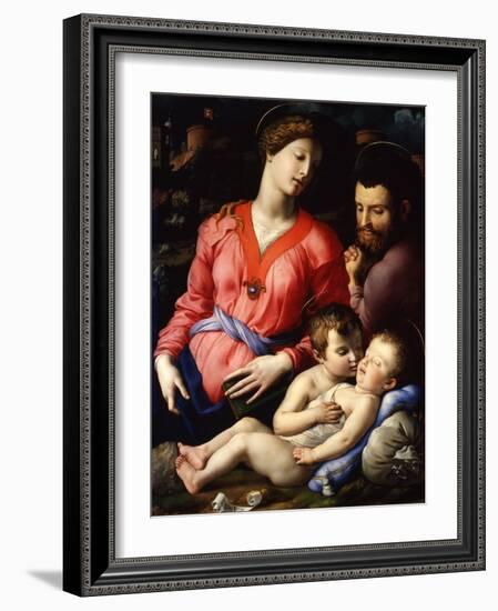 The Holy Family, C.1540-Agnolo Bronzino-Framed Giclee Print