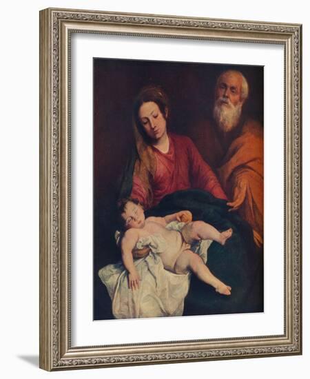 'The Holy Family', c1624-Anthony Van Dyck-Framed Giclee Print