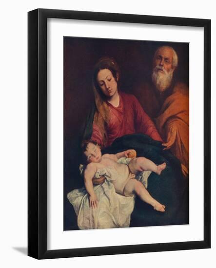 'The Holy Family', c1624-Anthony Van Dyck-Framed Giclee Print