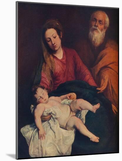 'The Holy Family', c1624-Anthony Van Dyck-Mounted Giclee Print