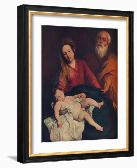 'The Holy Family', c1624-Anthony Van Dyck-Framed Giclee Print