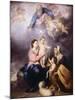 The Holy Family, Called the Virgin of Seville, 1670-Bartolome Esteban Murillo-Mounted Giclee Print