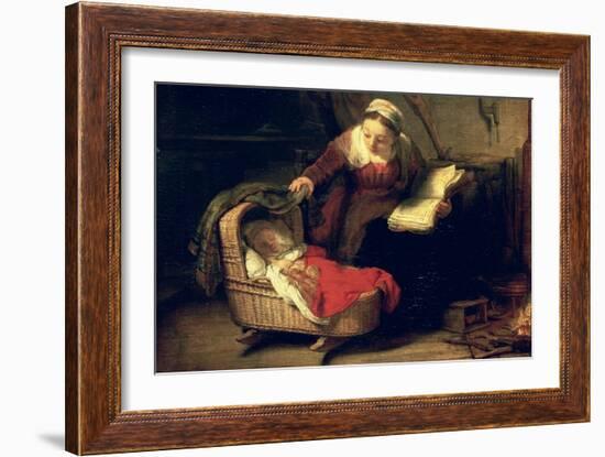 The Holy Family, circa 1645-Rembrandt van Rijn-Framed Giclee Print